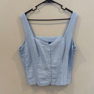 Old Navy Blue Cropped Tank